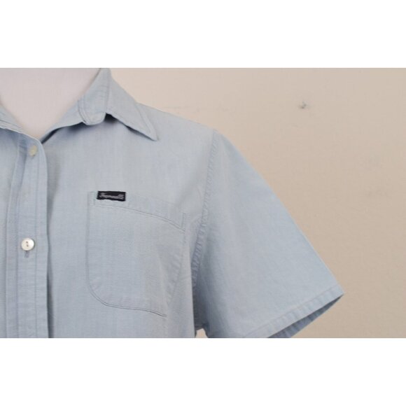 Worn and Faded Faconnable Cotton‎ Womens Button Shirt size XL - Picture 6 of 12